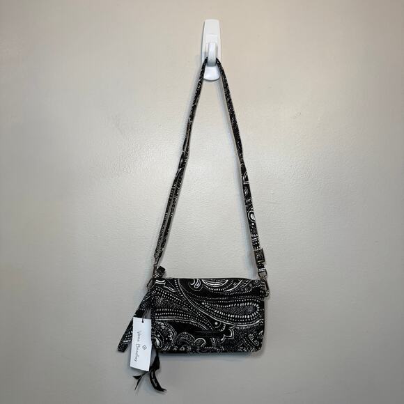 Vera Bradley Stellar Paisley Print RFID 3 In One Crossbody Bag Purse - Picture 1 of 9